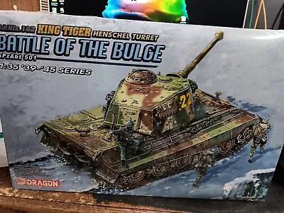 Dragon 39-45 Series King Tiger Battle Of Bulge  1/35 Scale  Model Kit • $79.99