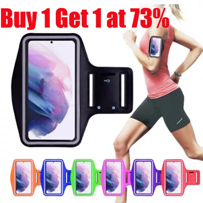 Waterproof Running Arm Band Phone Holder Touchscreen For IPhone 14 13 12 Samsung • £3.23