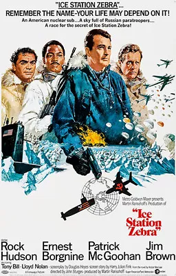 Ice Station Zebra - 1969 - Movie Poster • $9.99