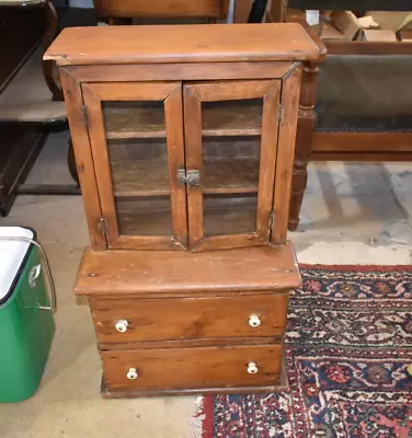 Antique Child's Stepback Kitchen Cupboard • $325