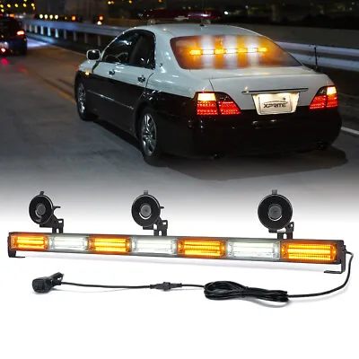 COB LED Emergency Traffic Advisor Strobe Light Bar Directional Hazard Warning • $58.79