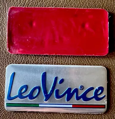 Leo Vince Aluminum Exhaust Badge Heat Resistant.Size:3”X 1.33”inch Fast USA Ship • $11.99