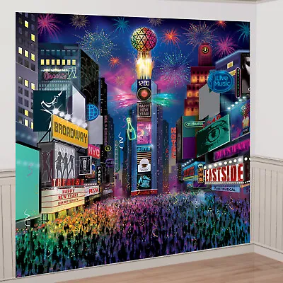 £7.50 • Buy Times Square Deluxe New Year Wall Decoration Large New Year Party Decorations