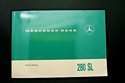 1969 Mercedes 280SL Pagoda W 113 Owners Manual  W113 280 Sl • $269.99