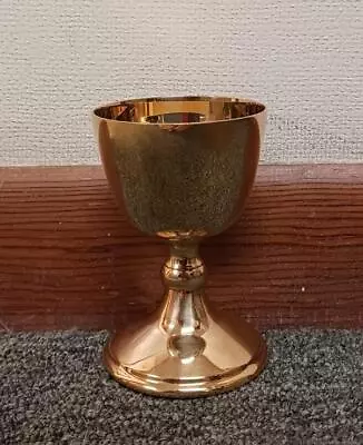 Mini Polished Brass Chalice Replacement Piece For Travel Mass Kits 2 1/2 Inch • $6.50