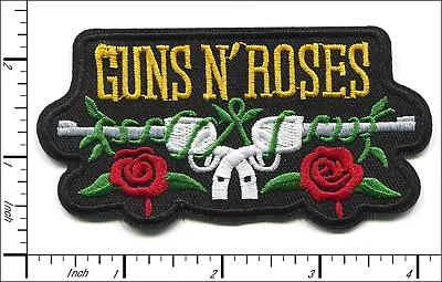 25 Pcs Embroidered Iron On Patches Guns N Roses Metal Rock Band 102x52mm AP056nE • $19.98