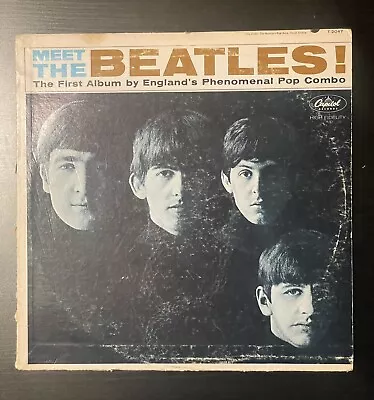 The Beatles - Meet The Beatles - 1964 Capitol T-2047 - Vinyl LP • $13.99