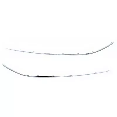 Front Bumper Trim Molding Set For 2003-2006 Mercedes Benz S500 S430 Chrome • $33.37