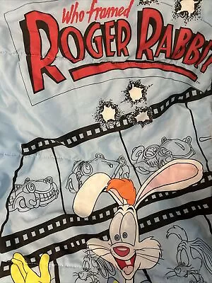 Vintage Disney Who Framed Roger Rabbit Sleeping Zippered Bag 1987 • $40