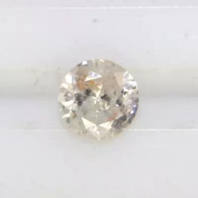 0.31Ct Round Sahpe White Salt N Peppee Color Solitaire Diamond 4.30-4.25x2.56 Mm • $54