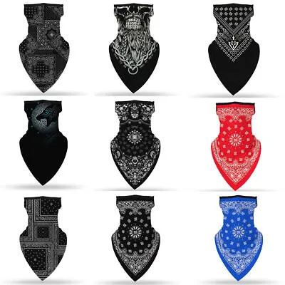 Outdoor Motorcycle Bicycle Bandana Tube Head Scarf Neck Hook Face Mouth Cover • $3.58