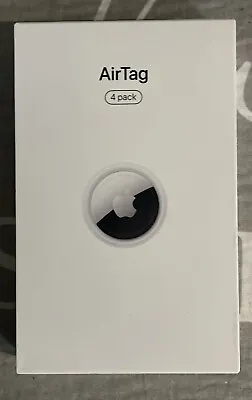 Apple AirTag - White 4-Pack Genuine New Sealed RRP £119 • £89.99