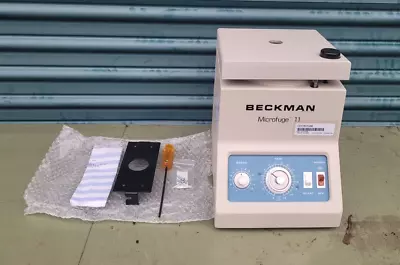 Beckman Microfuge 11 - Benchtop Centrifuge Model 11 W/ Accessories Power Tested • $110