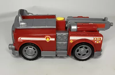 Paw Patrol Marshal Transforming Fire Engine W/Pop Out Water Cannons • $5.99