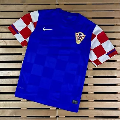 Mens Football T-Shirt Jersey Nike Croatia NHS 2010 Size L • $40