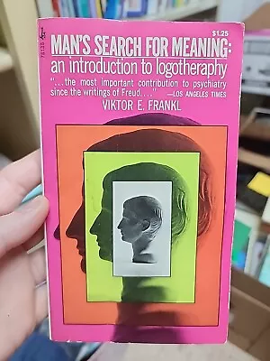 Book. Man's Search For Meaning: An Introduction To Logotheraphy. Viktor E. Frank • $9.99