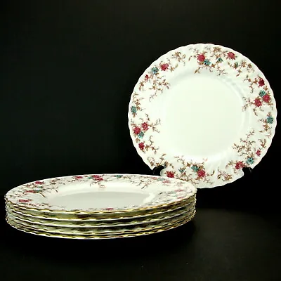 Minton Ancestral Bone China Dinner Plate Set Of 6 S376  • $75