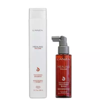 L'Anza Healing Volume Thickening Shampoo + Hair Thickener Treatment Spray DEAL • £51.95