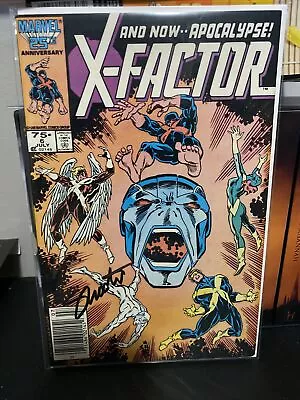 X-Factor # 6 - VF - 1988  - Signed By Jim Shooter- 1st Apocalypse Newsstand • $30