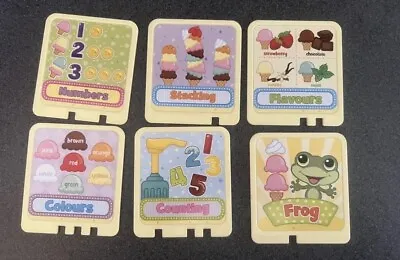 Leapfrog Scoop & Learn Ice Cream Cart Replacement Spare Set 6 Creativity Cards  • £16.99