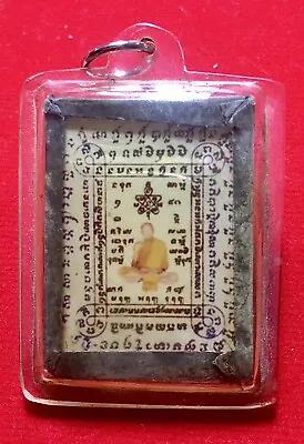 Locket Lp Tim Back Yantra Handmade Thai Amulet Buddha Talisman Charm Holy K257 • $28.99