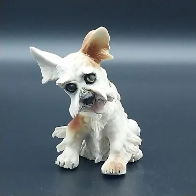 Vtg Capodimonte Mollica Ceramic Dog Figurine Scottish Terrier Schnauzer Italy • $45