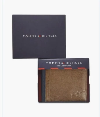 £20 • Buy Tommy Hilfiger Men's Leather Wallet - Brown
