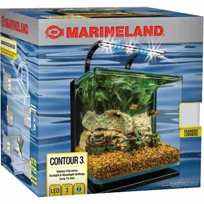 Marineland Aquarium Kit - Contour 3G Fish Tank • $45