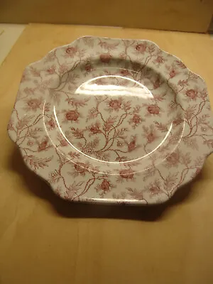 Spode ROSEBUD CHINTZ 9.5 In. Diam. Plate Hexagonal Scalloped Edge. • $14