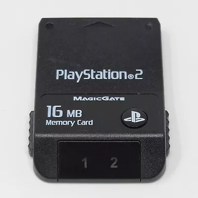 Sony Playstation 2 PS2 MagicGate 16MB Katana Game Memory Card Unit TESTED • $17.95