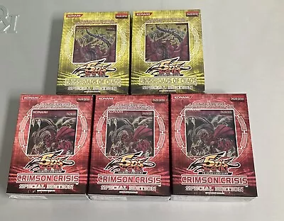 Yugioh Special Edition Sealed 5D’s (x2 CSOC - X3 CRMS Unlimited) • £280
