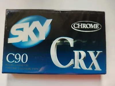 Sky CRX C90 Chrome Blank Audio Cassette 90 Minute Tape New Sealed Stock • £6.49
