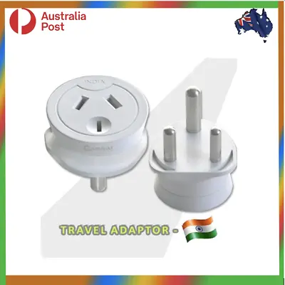 $22.95 • Buy Travel Adapter Power Adaptor Socket To Plug Australia AU To India/South Africa