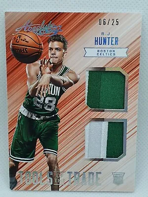 $20 • Buy 2015-16 R.J. Hunter Absolute Tools Of The Trade Celtics Patch /25
