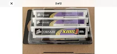 Corsair XMS3 DDR3 6GB TR3X6G1600C9  DDR3-1600MHz Platinum Series KIT (3 Sticks) • £9.50