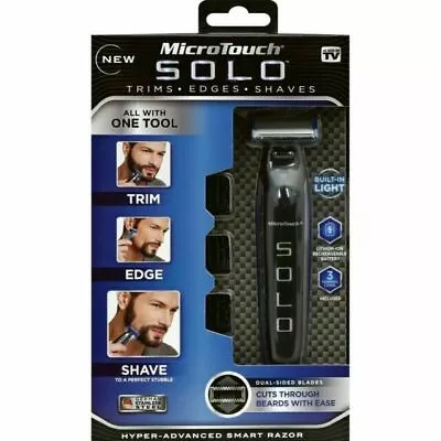 Micro Touch Solo Cordless Rechargeable Men's Electric Shaver • $39.95