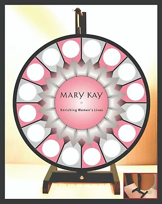 Prize Wheel 24  Spinning Tabletop Portable MARY KAY Starburst Center • $169