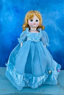 Madame Alexander Maid Of Honor Doll Blonde Hair  Blue Eyes Blue Organza 14' • $39.69