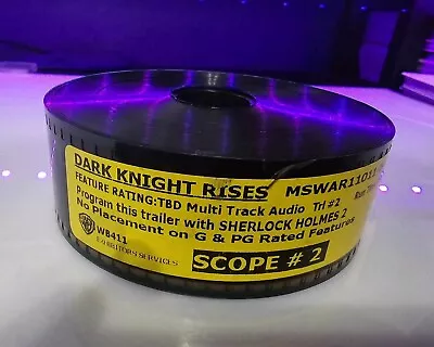 Dark Knight Rises 35mm Trailer Movie Preview #2 Batman NEW Film RARE RETRO  • $49.95