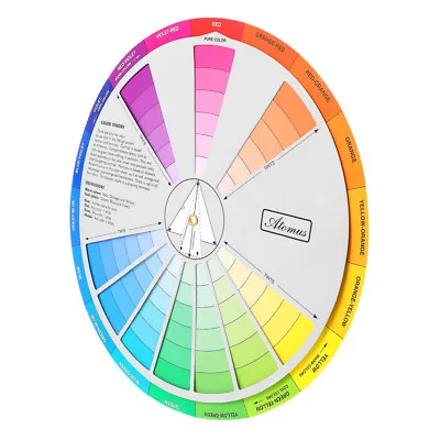  Gradient Color Wheel Charts Artists Mixing Guide Pigment Colour Palette Paint • £5.97