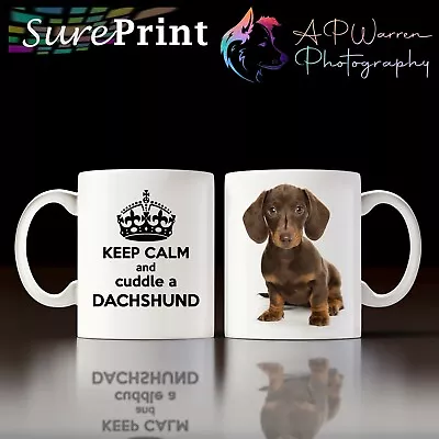 DACHSHUND KEEP CALM MUG / Durham AAA* / HD / A Great Gift Or Treat For Yourself! • £5.99