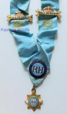 £12.99 • Buy Vintage 1947 RAOB Buffaloes Roll Of Honour Neck Medal Jewel Shakespeare Lodge
