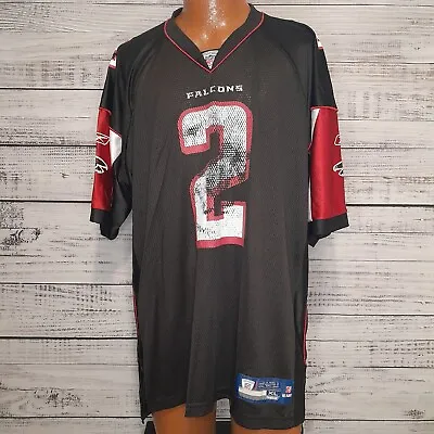 Atlanta Falcons Jersey Mens XL Black Reebok NFL On Field Matt Ryan #02 NFL Worn • $17.09