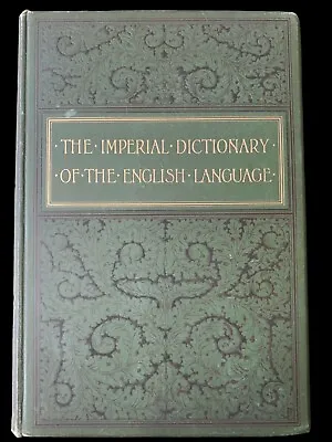 Talwin Morris Binding THE IMPERIAL DICTIONARY Vol 2 ENGLISH LITERATURE 1897 • £25