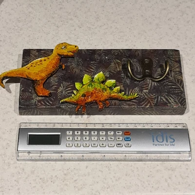 £4.99 • Buy Dinosaur Coat Hook Handmade