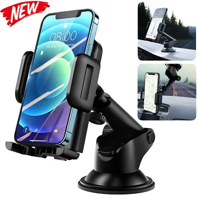 Car Windshield Dashboard Cell Phone Mount Holder Stand For IPhone Samsung GPS • $9.82