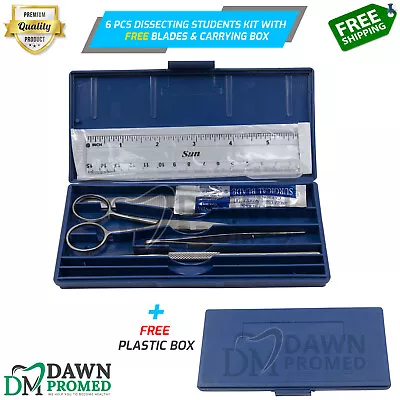 6 Pcs Minor Surgery Biology Medical Student Dissecting Instrument Kit German Gr • $9.10