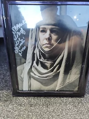 Hannah Waddingham's Signed An Autograph In Person GAME OF THRONES In Frame  • £29.99