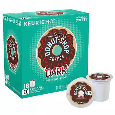 The Original Donut Shop Dark Coffee 18 To 144 Keurig Kcup Pods Pick Any Quantity • $109.88