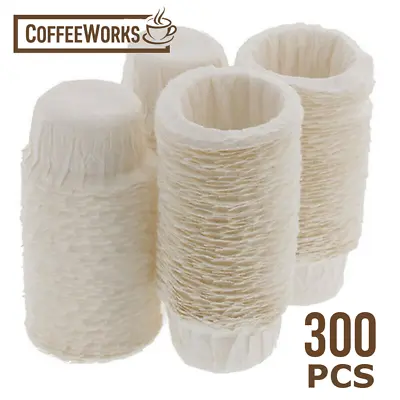 White Disposable K-Cup Paper Coffee Filters For Keurig 1.0 & 2.0 (300 Pcs) • $15.95